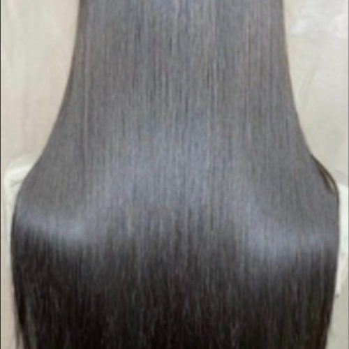 Double drawn straight hair with HD Lace