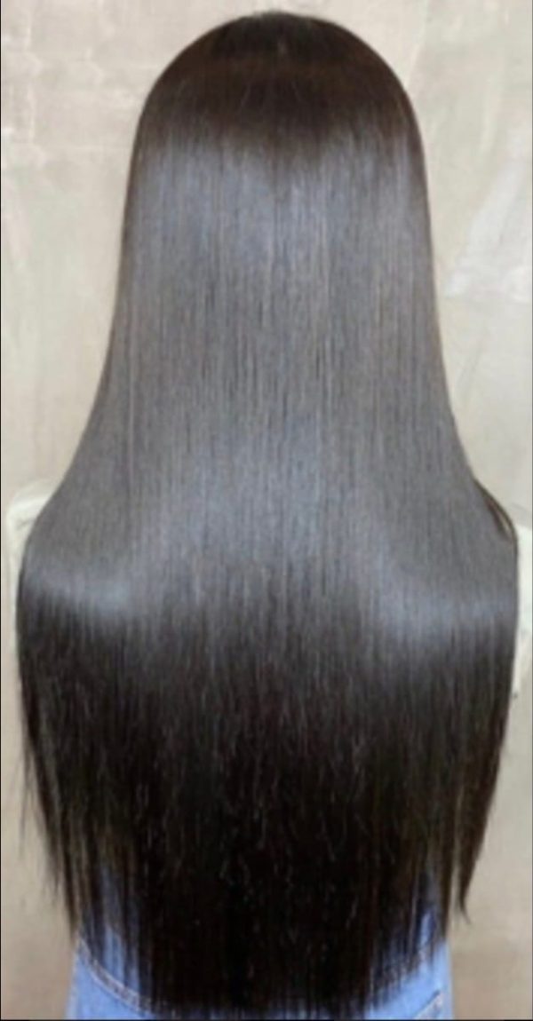 Double drawn straight hair with HD Lace